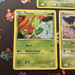Treecko 90/106 - Treecko 6/116 - Treecko 79/100 LP -Vintage Pokemon Card- (4s) - Image 3