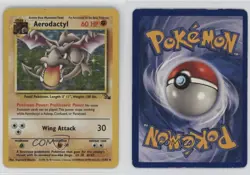 Aerodactyl Holo Pokemon Fossil #1 1999 - Image 3