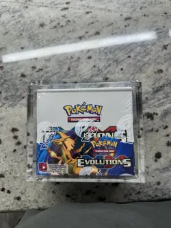 Pokemon XY Evolutions Booster Box W/Acrylic Case. - Image 2