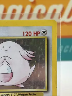 Chansey #3 Holo Rare WoTC Pokemon TCG 1999 Base Set Unlimited DMG - Image 5