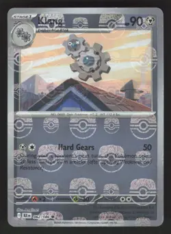 Klang 062/086 Master Ball Pokemon TCG SV: Black Bolt NM - Image 1