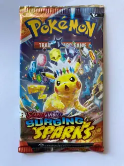 🔥 Pokemon TCG: Scarlet & Violet Surging Sparks Booster Pack - Image 1