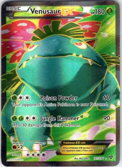 VENUSAUR EX 141/146 XY POKEMON DMG - Image 1