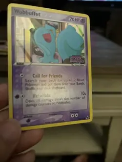 Pokemon TCG Wobbuffet 56/110 Reverse Holo Stamped EX Holon Phantoms NM - Image 1