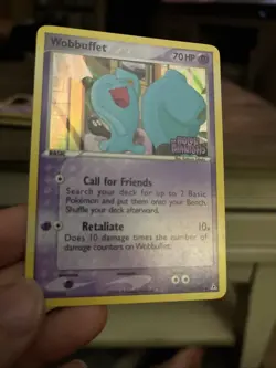 Pokemon TCG Wobbuffet 56/110 Reverse Holo Stamped EX Holon Phantoms NM - Image 2