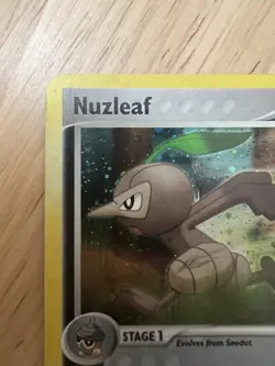 Pokemon Nuzleaf 41/92 Legend Maker Reverse Holo LP - Image 2