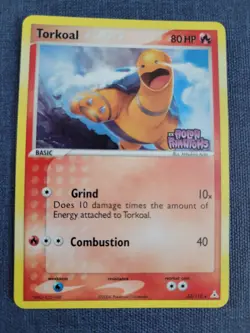 Pokemon TCG Torkoal EX Holon Phantoms 33/110 Reverse Holo 2006 LP/NM - Image 1