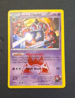 Pokemon TCG Magma's Claydol 11/34 Double Crisis Holo Rare LP - Image 1