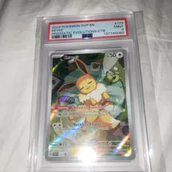 POKEMON EEVEE 173 SV: SCARLET & VIOLET PROMO HOLO PSA 9 BASIC 50HP ENGLISH - Image 1