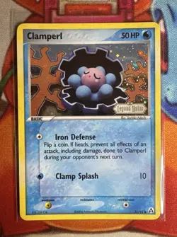 Pokemon TCG Clamperl 51/92 EX Legend Maker Reverse Holo Stamped - NM/LP 💎 - Image 2