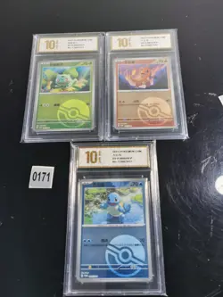 Pokemon S-Chinese poke ball 068 066 067/sv-p -Pyxis gold 10 - Image 1