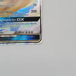 Dragonite GX 37/70 SM Dragon Majesty Holo Ultra Rare Full Art Pokemon TCG NM - Image 4