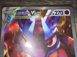 Pokemon Lucario VSTAR SWSH291 Sword & Shield Promo Full Art Holo VSTAR - Image 2