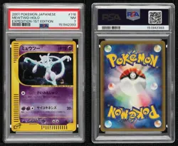 Mewtwo Japanese 1st Ed. Pokemon Base Expansion Pack PSA 7 2001 - Image 3