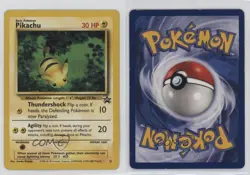 Pikachu (The Power of One) Pokemon WOTC Black Star #27 1999 - Image 3