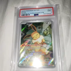 POKEMON EEVEE 173 SV: SCARLET & VIOLET PROMO HOLO PSA 9 50HP ENGLISH - Image 1