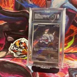 2023 Pokemon Scarlet & Violet Base Greavard TAG 8 #214/198 Illustration Rare IR - Image 1