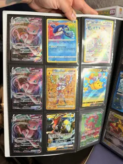 Pokemon TCG Card Collection Binder Rare Holo Cards - Image 2
