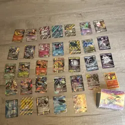 Pokemon TCG GX/EX Card Lot 33 Cards comes with binder - Image 1