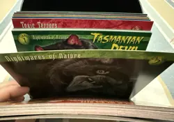 Weird N Wild Creatures Cards and Box Set, Incomplete, Used - Image 4