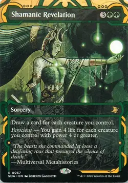 Shamanic Revelation - R57- MTG - Secrets of Strixhaven: Mystical Archive (SOA) - Image 1