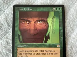 Magic the Gathering MTG 1x Biorhythm Onslaught MP - Image 2