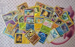 🔥Pokemon Card Lot 30 Reverse Holo/Holo Cards Misc Sleeved Pikachu No Doubles👍 - Image 5