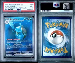 Pokemon 2023 Blastoise ex 200/165 SIR Scarlet & Violet 151 PSA 9 - Image 3
