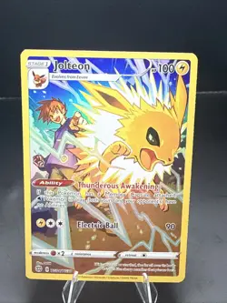 Pokemon TCG Jolteon TG04/TG30 Brilliant Stars Trainer Gallery Holo Rare - Image 2