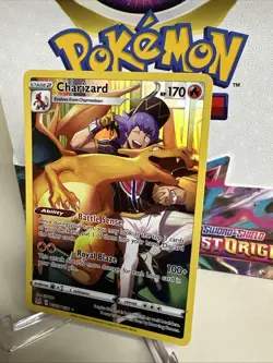 2022 Pokemon TCG - Charizard #TG03 Lost Origin Trainer Gallery Holo - Image 3