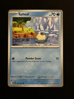 SPHEAL 043/191 Pokemon TCG Surging Sparks: COMMON - Image 1