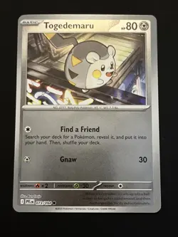 Togedemaru - 073/094 - Reverse Holo - Pokemon TCG Phantasmal Flames NM - Image 1