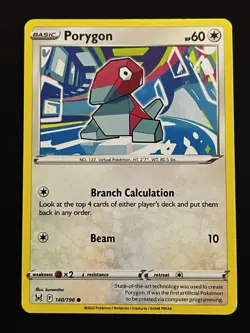 Porygon 140/196 Common Lost Origin Pokemon - Image 1
