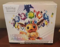 Pokemon TCG Scarlet & Violet Prismatic Evolutions Elite Trainer Box ETB - Image 1