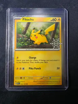Pikachu 25/165 (Holiday Calendar) | Pokemon Scarlet & Violet 151 - Image 1