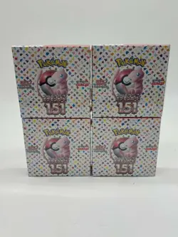 Lot of (4) Pokemon TCG Japanese Scarlet & Violet 151 SV2a Booster Boxes SEALED - Image 1