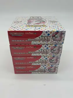 Lot of (4) Pokemon TCG Japanese Scarlet & Violet 151 SV2a Booster Boxes SEALED - Image 4
