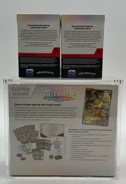 Pokemon Prismatic Evolutions Lot (2) Booster Bundles (1) ETB SEALED w/Acrylic - Image 2