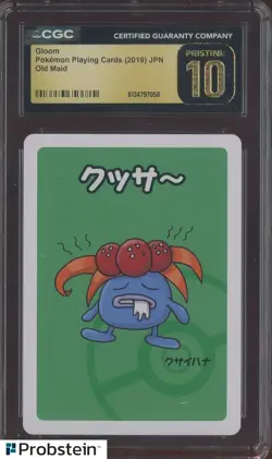 Gloom Pokemon 2019 Japanese Old Maid CGC 10 PRISTINE - Image 1