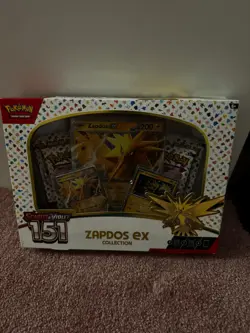 151 Scarlet & Violet Zapdos EX Box New Factory Sealed Pokemon TCG - Image 1