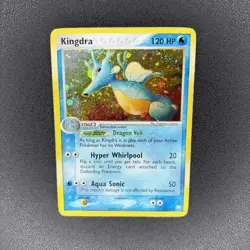 2004 Pokemon TCG Kingdra EX Team Rocket Returns 12/109 Holo Rare HP - Image 2