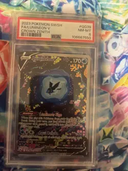 Lumineon V Full Art 2023 Pokemon #GG39 - Crown Zenith SWSH - PSA 8 NEAR MINT!! - Image 1