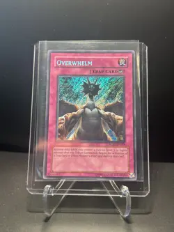 YuGiOh Overwhelm RGBT-EN088 Raging Battle 1st Edition Secret Rare - Image 1