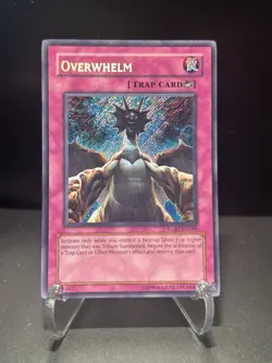 YuGiOh Overwhelm RGBT-EN088 Raging Battle 1st Edition Secret Rare - Image 5