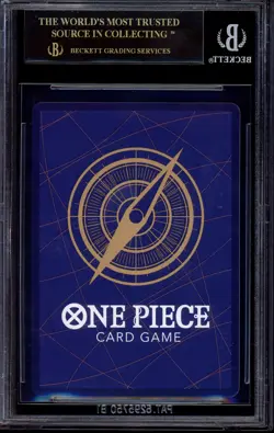 2025 One Piece OP12 3rd Anniversary Silver Marshall D Teach BGS 10 BLACK LABEL - Image 2