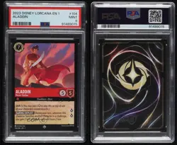 2023 Disney Lorcana The First Chapter 1 Aladdin Super Rare PSA 9 MINT - Image 3