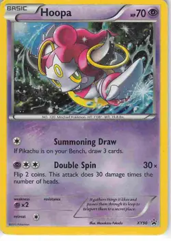 Hoopa XY90 Promo XY Black Star Promos Pokemon MP - Image 1