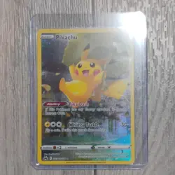 Pokemon Pikachu Ultra Rare GG30/GG70 Crown Zenith Galarian Gallery Holo Card - Image 2