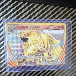 Pokemon Arcanine BREAK XY180 Promo Holo 160 HP Turbo Flame Card - Image 1