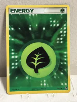 Grass Energy 103/108 Power Keepers Ex Ruby & Sapphire Holo Pokemon TCG Card MP - Image 1